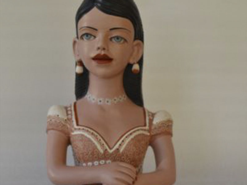 Boneca vale do jequitinhonha mestra zezinha 76 cm - Fuchic Brasil